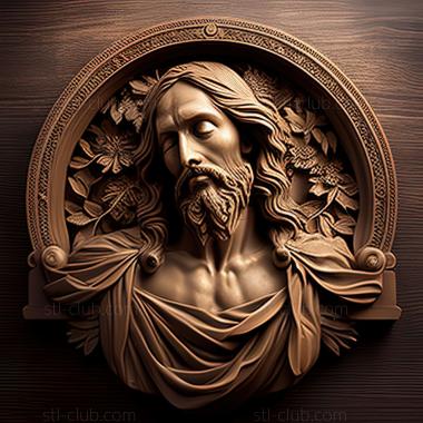 3D model st jesus (STL)